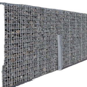 Fournisseur professionnel de gabions pour projets d'aménagement paysager : Fourniture de fil d'acier inoxydable tissé, gabions en géotextile à maille hollandaise pour pierres - Product Image 1