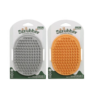 Shampooing pour animaux de compagnie <span class=keywords><strong>brosse</strong></span> de bain chat bain épurateur chien douche/<span class=keywords><strong>brosse</strong></span> de lavage avec anneau réglable poignée - Product Image 3