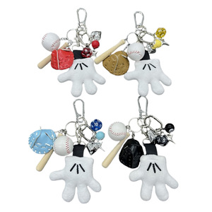 Porte-clés en <span class=keywords><strong>peluche</strong></span> mignon Miki Palm, breloque de <span class=keywords><strong>sac</strong></span> de dessin animé - Product Image 2