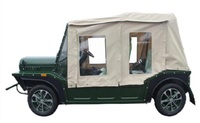 E Moke Véhicule de tourisme électrique Batterie au plomb-acide personnalisée 4 sièges Voiturettes de golf Véhicule de tourisme Voitures d'excursion (96V 72V)