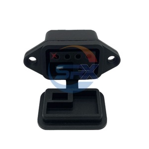 2 + 4 гнезда водонепроницаемый чехол для электромобиля зарядный порт LCM аксессуары с анти-касание резиновый силиконовый пылезащитный колпачок - Product Image 3