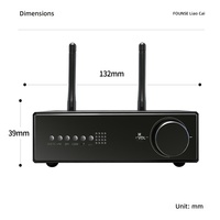 Lecteur de streaming Wi-Fi, décodeur audio DAC QPlay pour clé USB, disque dur, NAS, optique/coaxial ES9023, fabriqué en Chine