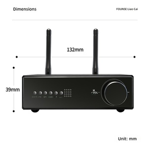 Wi-Fi-Streaming-Player DAC Audio-Decoder <span class=keywords><strong>QPlay</strong></span> für USB-Stick, Festplatte, NAS, optisch/koaxial, ES9023, aus Aluminiumlegierung - Product Image 5