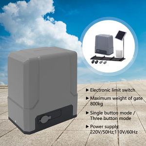 Motore per Cancello Scorrevole DC 24V, Apriporta Scorrevole a Carica Solare per Villa, Operatore Automatico Elettrico per Cancello <span class=keywords><strong>Mobile</strong></span> WIFI 800Kg - Product Image 6