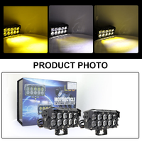 Phare antibrouillard LED professionnel à 10 lentilles, 90W 100W, bicolore, 12-80V, pour camion, voiture, VTT - Vente en gros usine