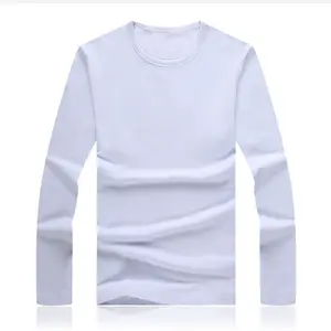 OEM factory 2024 mens long sleeve t shirts clothes professional manufacturer China heavy cotton t shirt