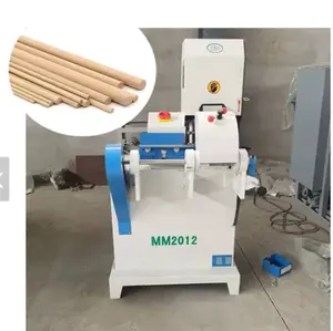 Factory Broom Handle Making Mop Stick machine wooden broom stick sanding machine Single belt/double belt poshing machine