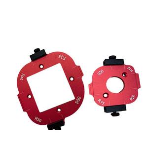 Juego de 2 piezas, molde de fresado de 4 en 1 para aberturas de tableros de madera industriales, para módulos de arco de esquina semicircular en forma de R, para armarios - Product Image 1