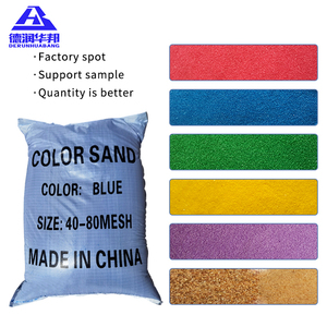 Arena de Colores Fina al por Mayor Directamente de Fábrica, Arena de Cuarzo Multicolor para Colorear, Arena de Juego Teñida - Product Image 3