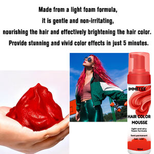 Mousse de Coloración Capilar Personalizada, Tinte Semipermanente para <span class=keywords><strong>el</strong></span> Cabello, Mousse de Coloración Capilar de Larga Duración - Product Image 3