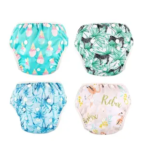 Happyflute riutilizzabile Baby Swim pannolino di stoffa costumi da bagno regolabili per i più piccoli Swim Underwear