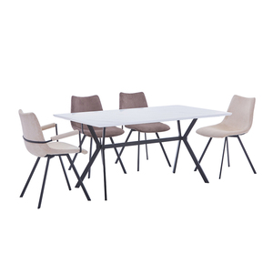 2019 Échantillon gratuit Ensemble de Salle À Manger Moderne Nouveau Style En Gros Classique Table À Manger Moderne 4/6/8 charis - Product Image 4