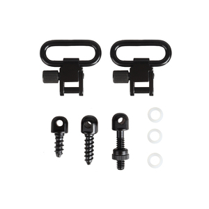 Kit de Eslinga Giratoria de Aleación de Zinc de Alta Resistencia con Tornillos de Doble Tipo, Tamaño 40mm, Óxido Negro, Liberación Rápida, Accesorio Táctico para Exteriores - Product Image 4