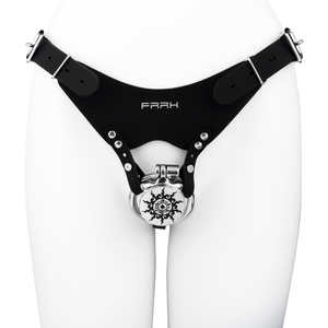 FRRK Sun desain kandang Penis pria perangkat kesucian dengan kateter Penis Pock <span class=keywords><strong>Cock</strong></span> <span class=keywords><strong>Cage</strong></span> BDSM produk kesucian untuk pria - Product Image 3