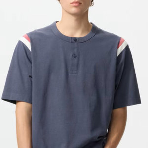 T-shirt Homme Personnalisé à Manches Courtes 100% Coton Coupe Ample Style Urbain Respirant Prix de Gros - Product Image 5