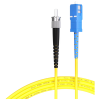 Jumper Serat Optik Kelas Telekomunikasi SC-ST (UPC) 1m Single-Mode Single-Core G657A1 9/125 Counter Bending LSOH Haina