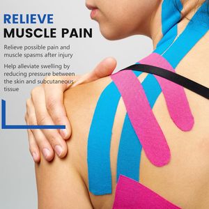 Cinta de Kinesiología <span class=keywords><strong>KT</strong></span> Original de Algodón Elástico para Soporte Muscular y Articular Diario, Alivio del Dolor Diario, para <span class=keywords><strong>Rodilla</strong></span> - Product Image 3