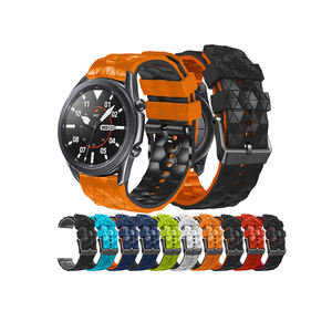 Tschick – <span class=keywords><strong>Bracelet</strong></span> de <span class=keywords><strong>montre</strong></span> intelligente en Silicone à motif de Football de 22mm pour <span class=keywords><strong>Samsung</strong></span> <span class=keywords><strong>Gear</strong></span> S3 Galaxy Watch 46mm - Product Image 1