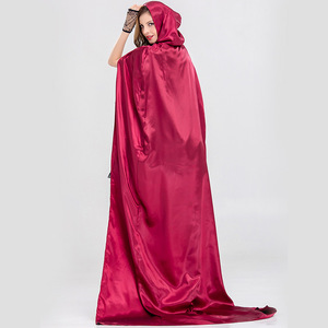 Disfraz de Halloween para Mujer Talla Grande, Capa Larga de Poliéster, Disfraz de <span class=keywords><strong>Caperucita</strong></span> <span class=keywords><strong>Roja</strong></span>, Traje de Reina - Product Image 3