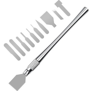 Work Record Mobile Phone Repair Scraper Kit Alloy Steel Ultra Thin Blade For Apple iPhone Motherboard Disassembly - Product Image 2