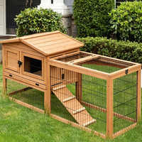 Meilleure Vente : Poulailler Moderne Imperméable en Bois, Grande Cage de Luxe pour Volailles d'Hiver, Motif Imprimé, Écologique pour Jardin