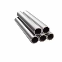 Tubo de Acero Inoxidable de Estructura Redonda, Laminado en Frío, Sin Costuras, de Paredes Delgadas y Superficie Pulida, para Construcción de Edificios