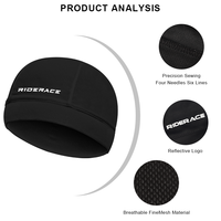 Gorra de Ciclismo de verano Anti-sudor que absorbe el sudor de secado rápido de alta elasticidad deportes al aire libre gorra de senderismo casco de bicicleta sombrero interior