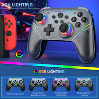 Control Inalámbrico JYS-NS2286 para Switch/Switch2 con Joystick de Efecto Hall, Movimiento de 6 Ejes, Macro y Luz RGB, Control Remoto para Juegos