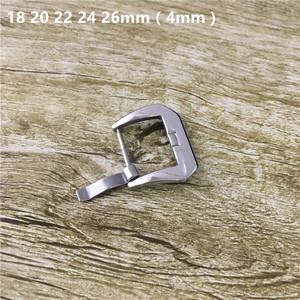 <span class=keywords><strong>de</strong></span> acero inoxidable 304 Pre-V pin tang reloj <span class=keywords><strong>banda</strong></span> Correa hebilla 18 20 22 24 26mm con 4mm lengua venta al por mayor - Product Image 4