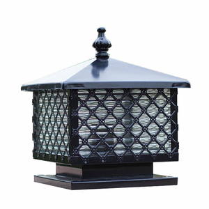 Extérieur <span class=keywords><strong>Colonne</strong></span> Étanche Lampadaires Vintage Lampe de Pilier De Jardin - Product Image 1