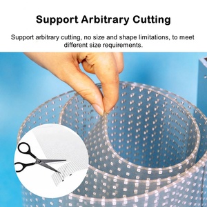 P6 P8 cao minh bạch LED transparente linh hoạt trong suốt LED phim màn hình hiển thị ledwall cho cửa hàng kính cửa sổ - Product Image 4