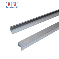 Profilé en C perforé galvanisé à chaud 41x82, norme ASTM, longueur 6m, direct usine, pour support de charge extra-lourde, service de découpe
