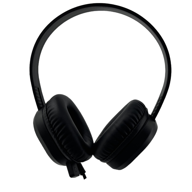 Custom Logo Wired Over Ear Headphone with 3.5 mm USB Type-c Plug Headset Sturdy durable on Ear Headphones With Mic for  schools