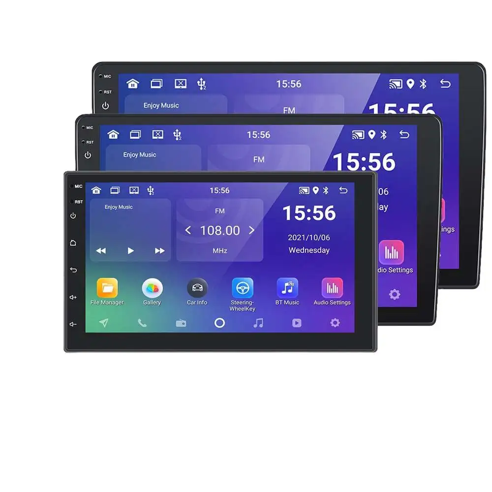HD màn hình cảm ứng 9 inch 1din Android 10 đa phương tiện stereo GPS Navigation phổ Car DVD Player âm thanh xe máy nghe nhạc