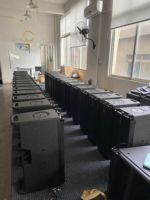 Sistema de Refuerzo de Sonido Profesional Portátil LASE LA-1 con Altavoces de Doble Línea de 6.5 Pulgadas para Uso en Exteriores y en el Hogar