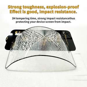 Protector de Pantalla de Vidrio Templado Antiestático OG IT'S ME, Protector de Pantalla con Borde Curvo Grande para iPhone 17 16 15 14 13 12 Pro Max - Product Image 6