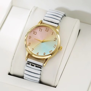 Última Tendencia en Diseño: Reloj de Cuarzo para Mujer, Estilo Retro, con Esfera Grande de Aleación y Cronometraje Digital, Venta al Por Mayor - Product Image 2