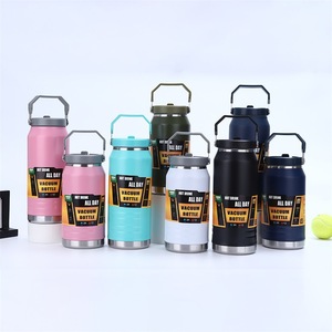 Bouteille d'eau isotherme tendance 2026 en acier inoxydable à double paroi, 40oz 53oz, grande capacité portable 1200ml 1600ml - Product Image 2