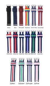 Atacado Barato Durável Daniel Tecido Nylon <span class=keywords><strong>Watch</strong></span> Band 18mm 20mm 22mm Tecido DW Nylon <span class=keywords><strong>Watch</strong></span> Strap Com Fivela De Aço Inoxidável - Product Image 3