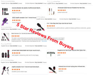 Cepillo Secador de Pelo Profesional con Infrarrojos, Cepillo de Aire Caliente con Motor de Corriente Continua, Secador de Pelo, Voluminizador, Estilizador de Belleza para el Cabello - Product Image 6