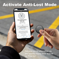 Mini traceur intelligent en plastique à vente chaude avec écran OLED, positionnement GPS GLONASS, étanche IP67, compatible Google pour sac et clés