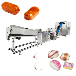High Efficiency Full Automatic Hard Candy Making Machine Toffee Candy Production Line Hard candy implement