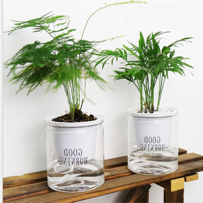 DEEPBANG低MOQプラスチックプランター安い丸い植木鉢モダンな植木鉢プラスチック自己散水植木鉢