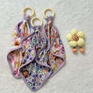 RST Baby Bamboo Lovey   Baby Loveys  Custom Print Baby  Bamboo Fiber  Antibacterial Saliva Catcher  Waterproof - Product Image 3