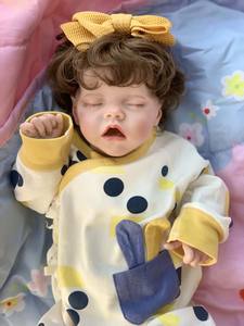 R & B Baby 18 Zoll 45 cm lebensechte realistische amerikanische Silikons pielzeug Mädchen wieder geborene Baby puppen - Product Image 3