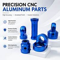 Pièces usinées CNC sur mesure, tournage, fraisage, composants mécaniques de précision, usinage d'alliages d'aluminium avec anodisation colorée, usine d'usinage
