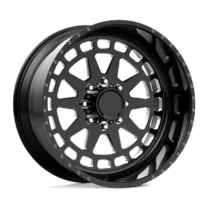 Jantes en aluminium forgé noir brillant avec finition usinée 20 22 24 26 pouces 6x139.7 pour F350 F150 Utilisation tout-terrain - Product Image 3