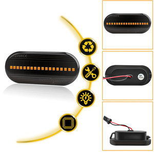 Feux de position latéraux à LED pour Volkswagen MK4 pour Golf pour Jetta pour Bora B5/B5.5 pour Passat pour Beetle pour GTI R32 - Product Image 2