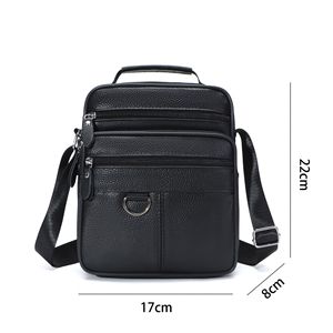 Four Size Outdoor Casual Fashion Business Real Travel Side Cross Body Men Shoulder Messenger Crossbody Sling <b>Bags</b> - Product Image 5