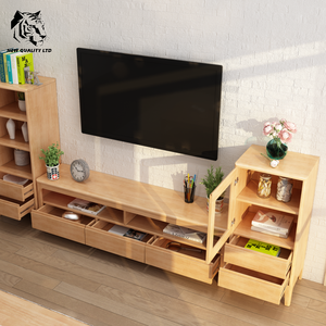 Venta directa de fábrica, precio al por mayor, personalizable, en stock, dropshipping, muebles de sala de estar de nueva moda, mueble para TV de madera. - Product Image 4